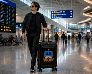 iPixi - Titan Large LED Screen Smart Special Edition Black Suitcase
