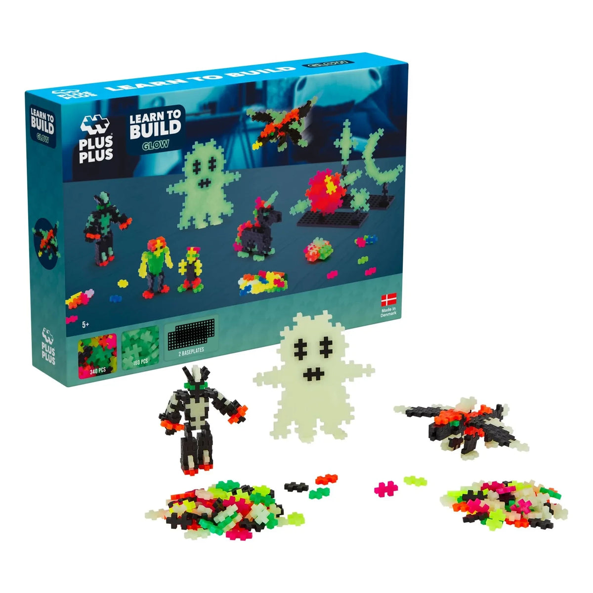 Plus-Plus - Glow-in-the-Dark Exploration Set - 500 Pieces