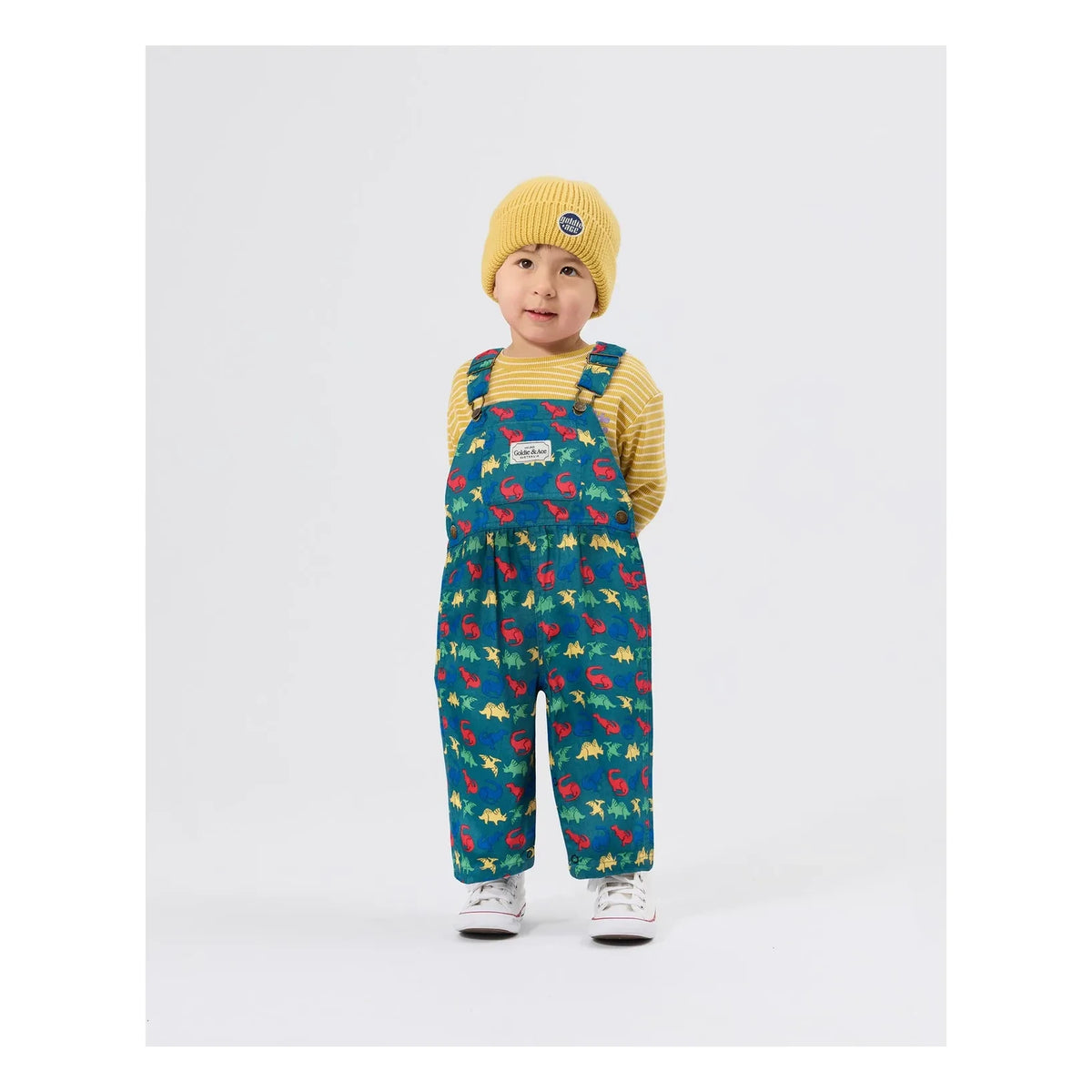 Goldie + Ace - Austin Dino Overalls | Blue