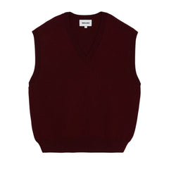 Smallable Man - Baxter Sleeveless Merino Wool Sweater | Burgundy