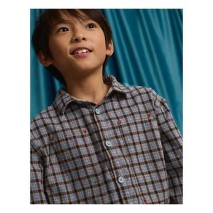 Gingersnaps - Zeno Checked Shirt | Brown