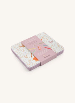 Moulin Roty - Pastel Colored Crayon Box - Les Rosalies