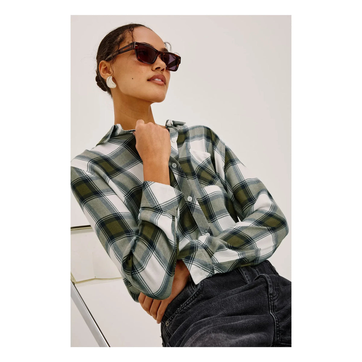 Rails - Hunter plaid shirt | Olive