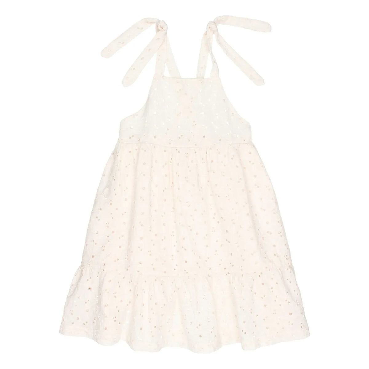 Búho - Embroidered Dress | Ivory