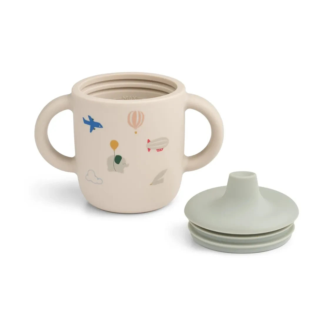 Liewood - Neil Silicone Training Cup | Flying/Sandy