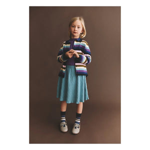 FUB - 2 Pair Striped Wool Sock Set | Navy