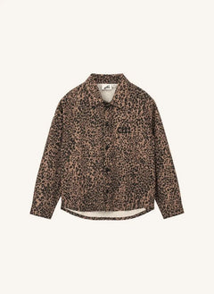 Cos I Said So - Leopard Logo Overshirt | Brown
