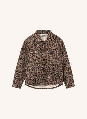 Cos I Said So - Leopard Logo Overshirt | Brown