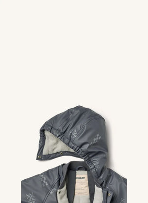 Wheat - Ludo Ski Suit Made from Recycled Fibers | Charcoal Grey