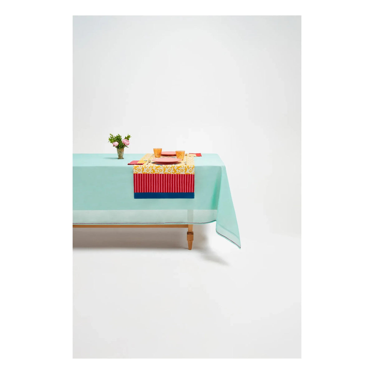 Lisa Corti - Arabesque Corolla Tablecloth | Yellow