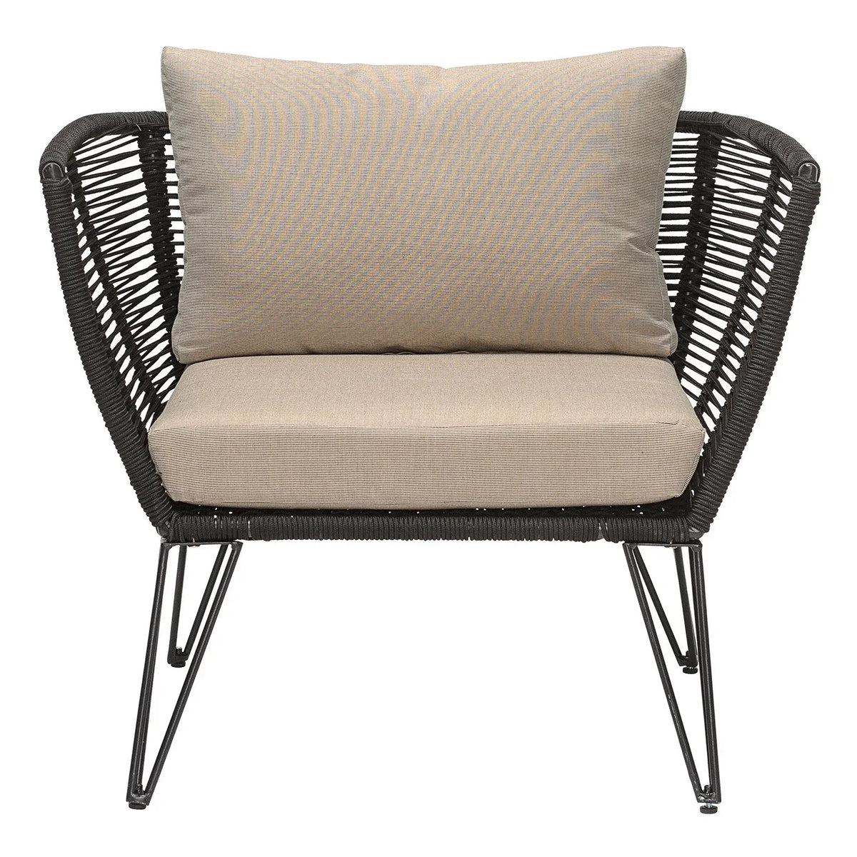 Bloomingville - Mundo Outdoor Lounge Chair | Black