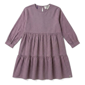 Hundred Pieces - Naya Checked Dress | Lavender