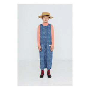 Tinycottons - Floral Denim Overall | Blue