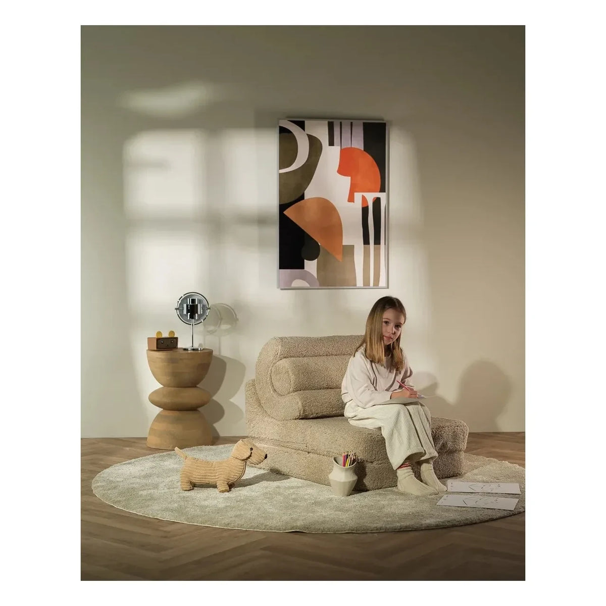 Wigiwama - Teddy Flipster Chair | Beige