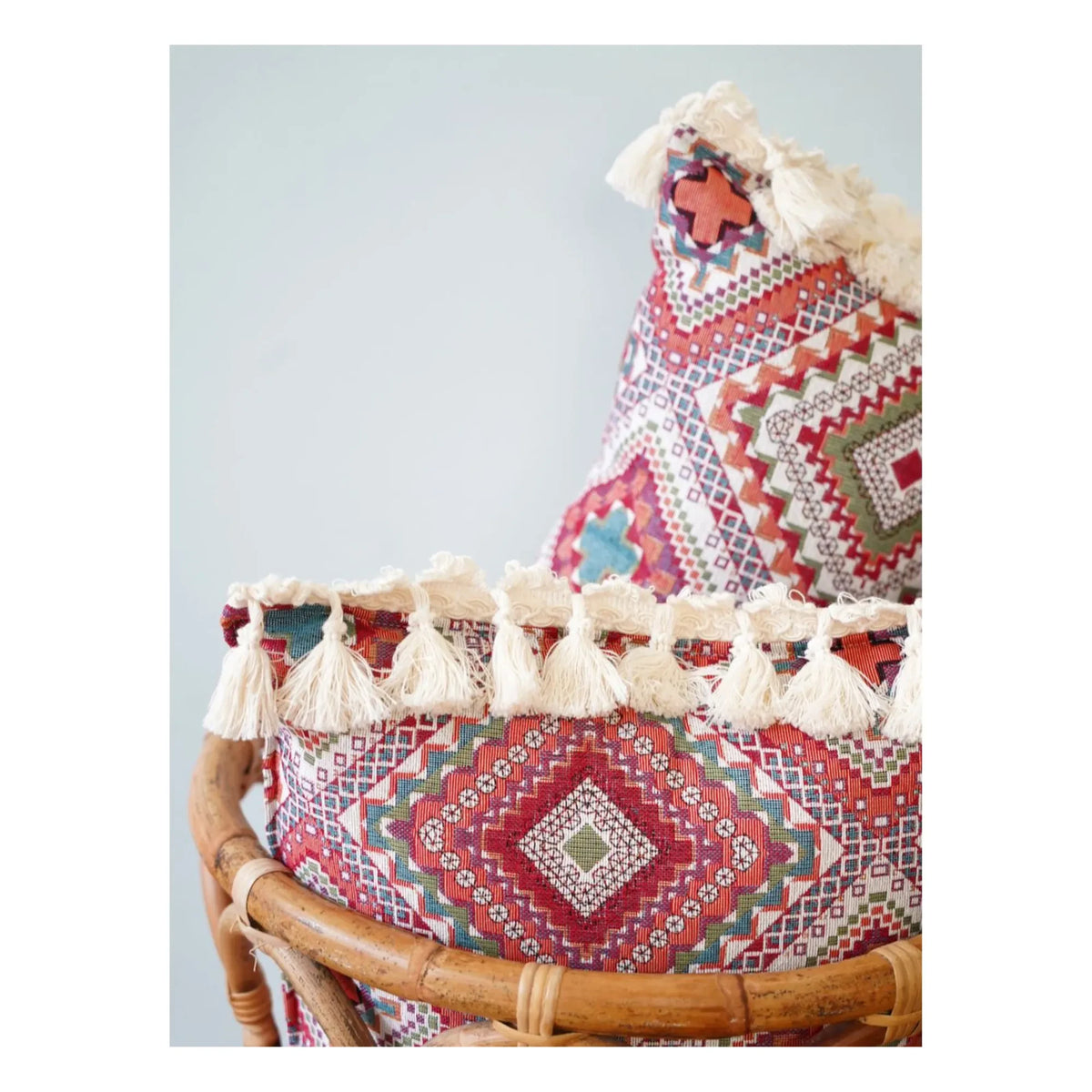 Moi Mili - Bohemian Pillow | Red