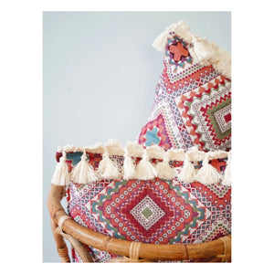 Moi Mili - Bohemian Pillow | Red