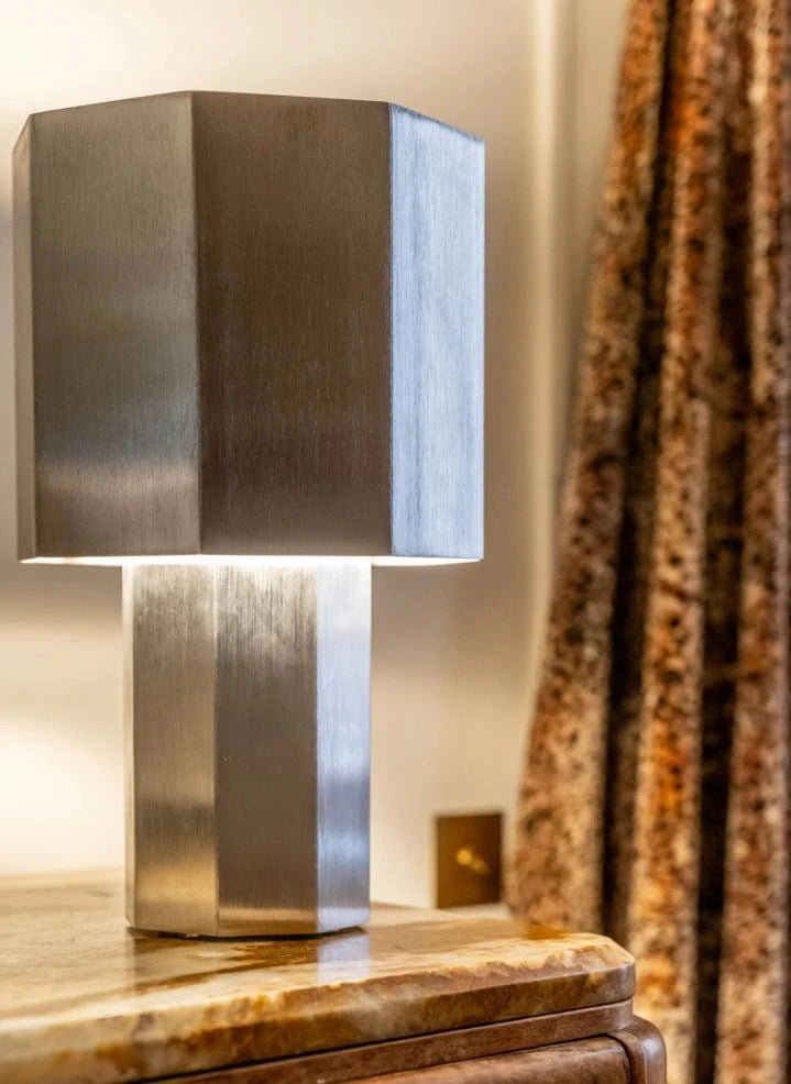 The Socialite Family - Pompon Table Lamp | Silver