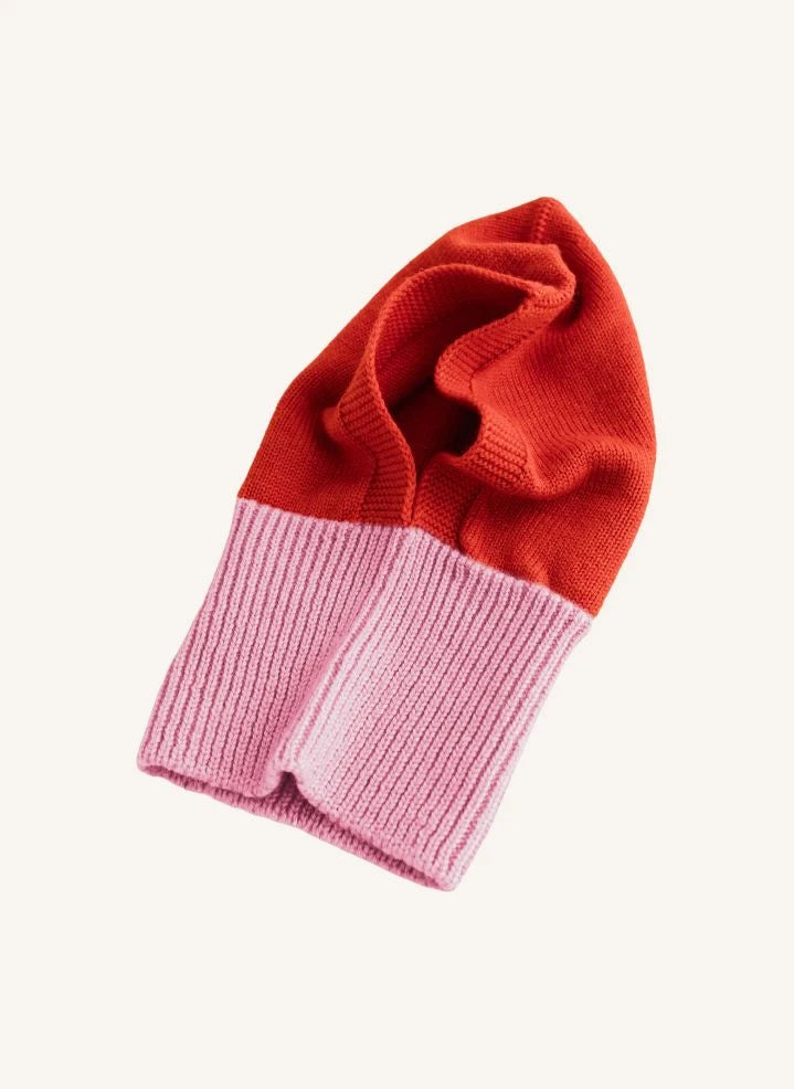 Hvid - Eddy Merino Wool Balaclava | Pink