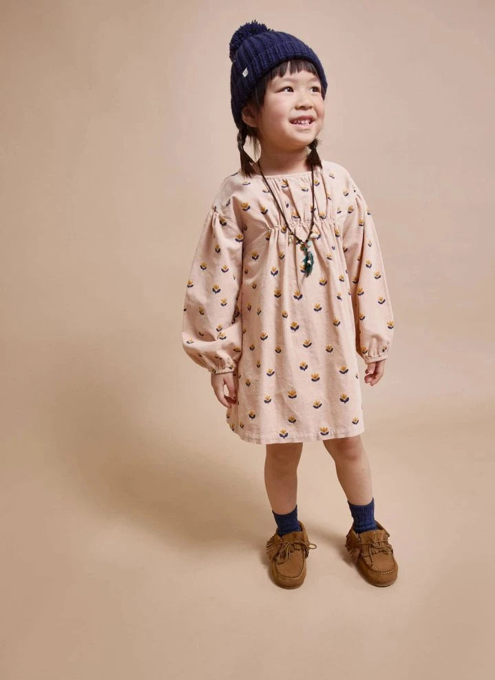 Búho - Naïf Fleurie Organic Cotton Dress | Pink