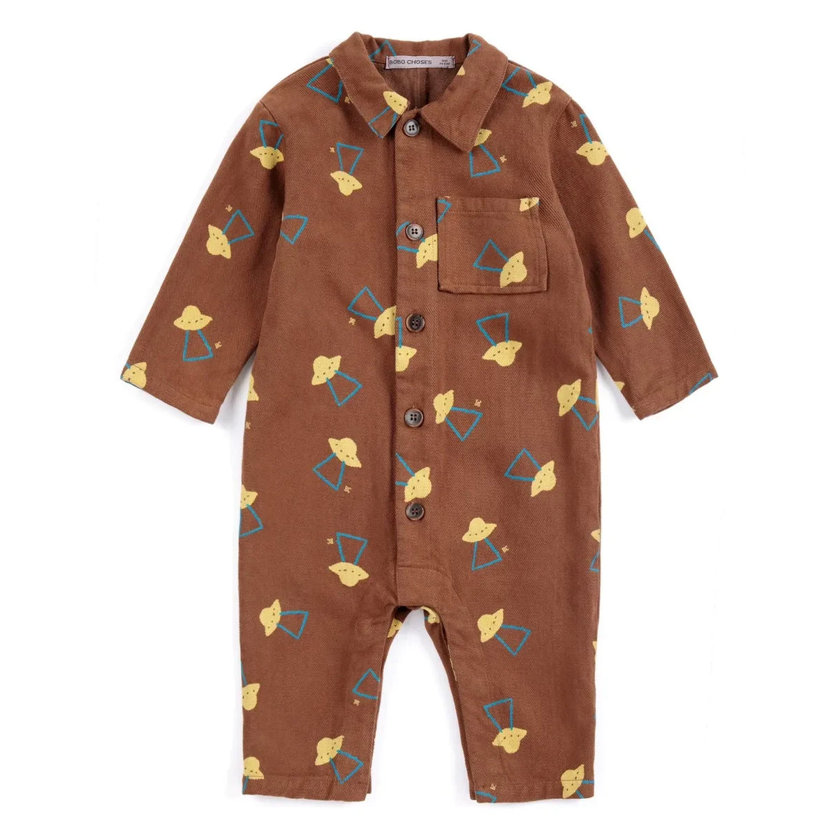 Bobo Choses - Tencel tan brown suit | Brown