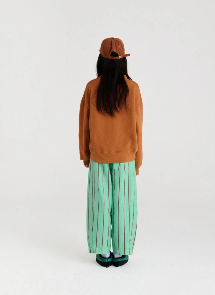 True Artist - Ex Libris organic cotton sweatshirt | Brown