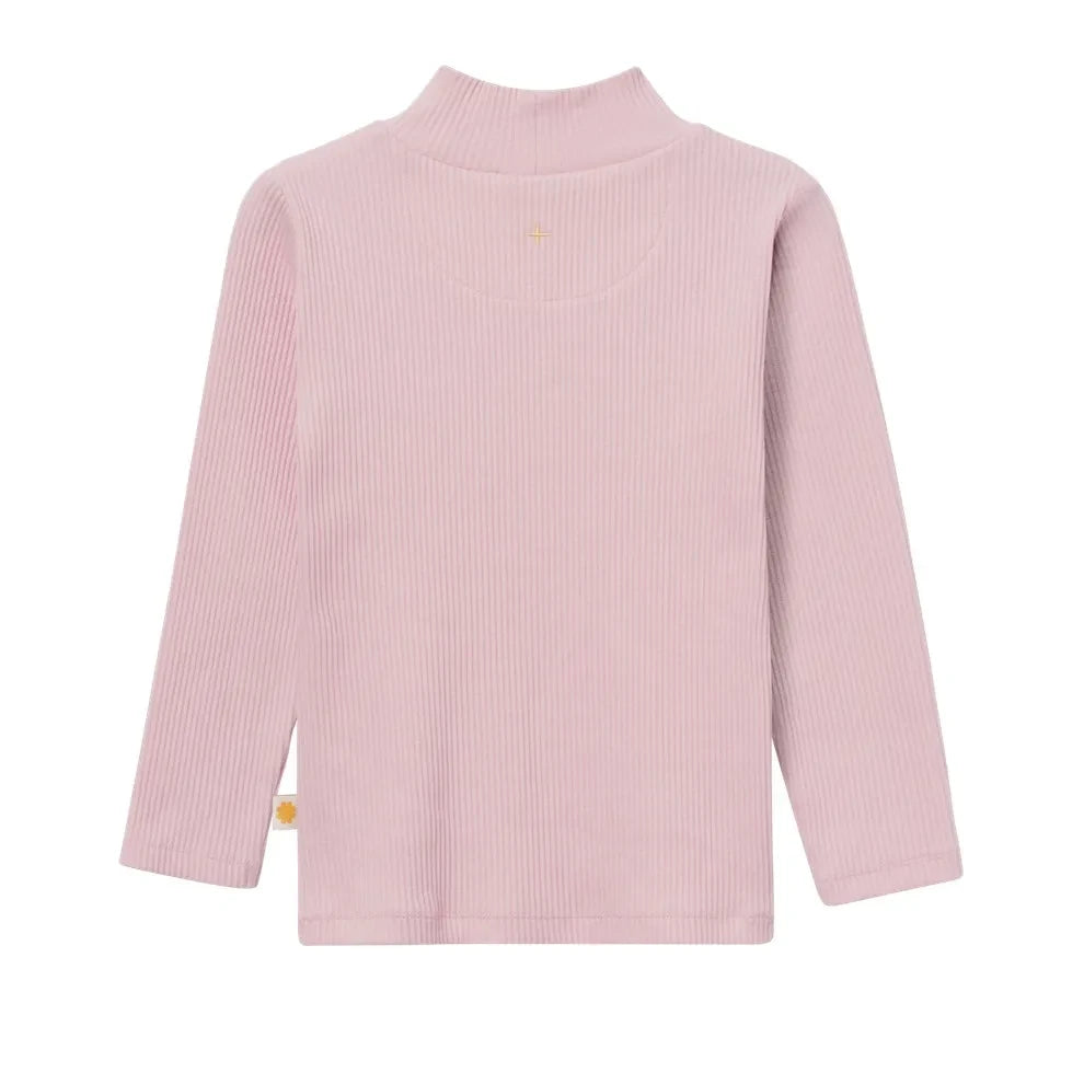 Goldie + Ace - Goldie Ribbed Turtleneck Sweater | Pink