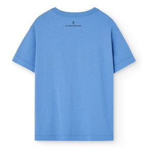 The Animals Observatory - Rooster The Animals Observatory Organic Cotton T-Shirt | Blue