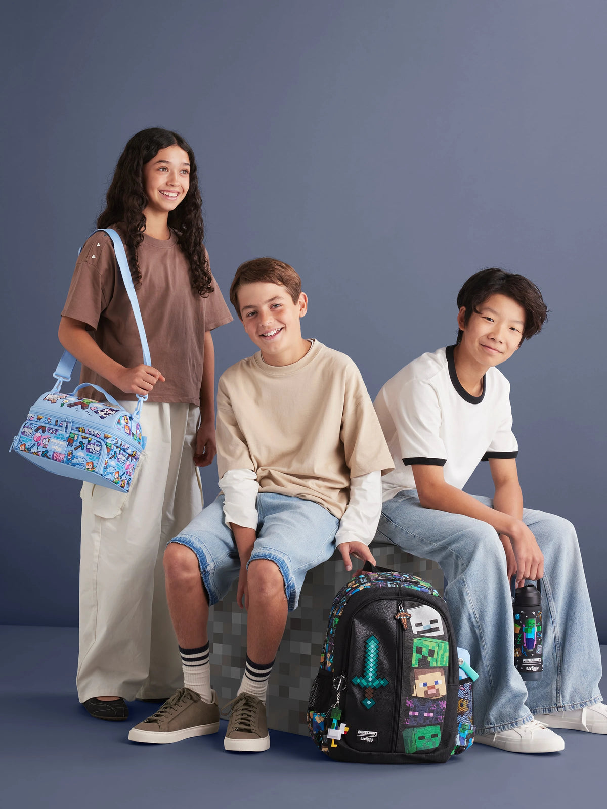 Smiggle - Minecraft Classic School Backpack