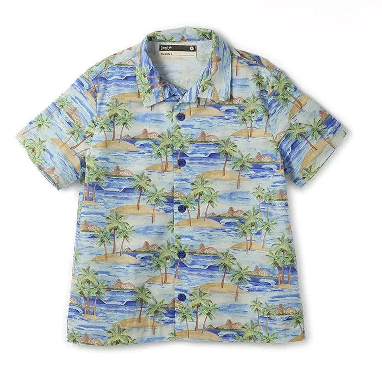 Fabula - Rio watercolor shirt | Light blue