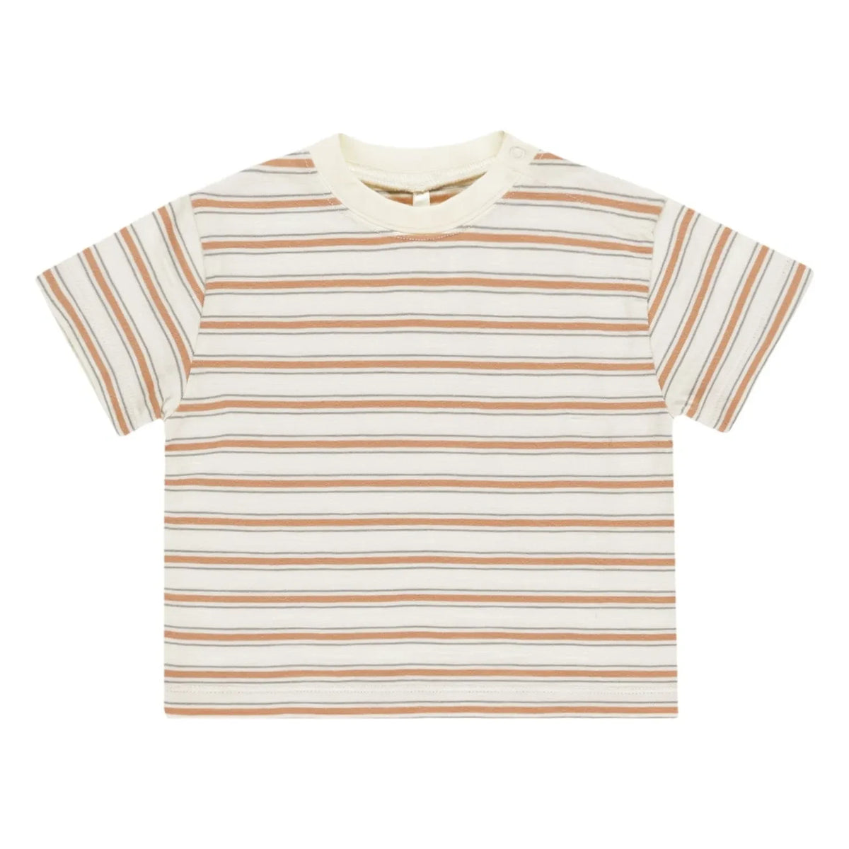Rylee + Cru - Terry Striped T-Shirt | Ecru