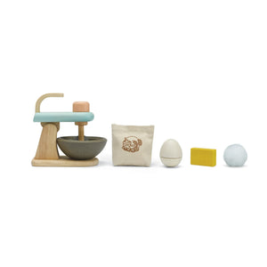 Plan Toys - Natural Rubber Wooden Food Processor Toy | Natural