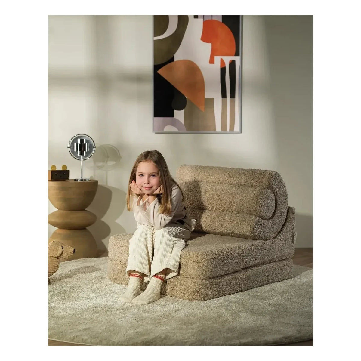 Wigiwama - Teddy Flipster Chair | Beige