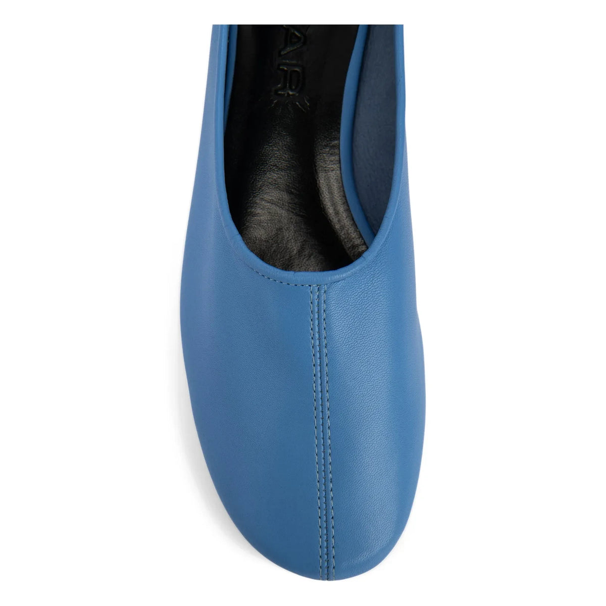 BY FAR - Prudence Leather Ballerina Shoes | Blue