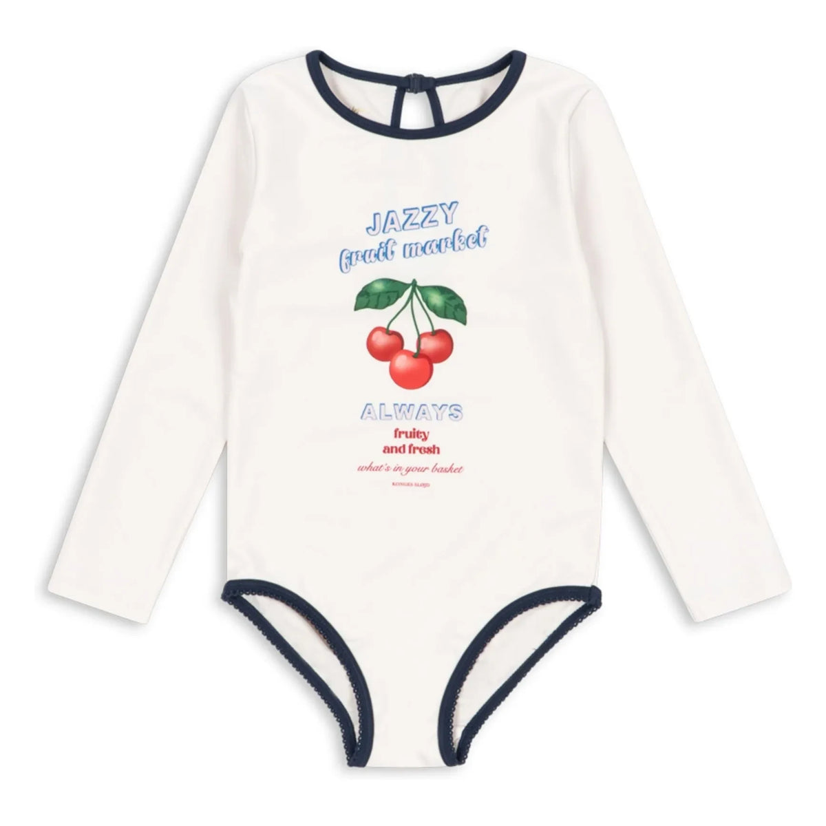 Konges Sløjd - Vilja Long Sleeve Swimwear Recycled Fibres | Ecru