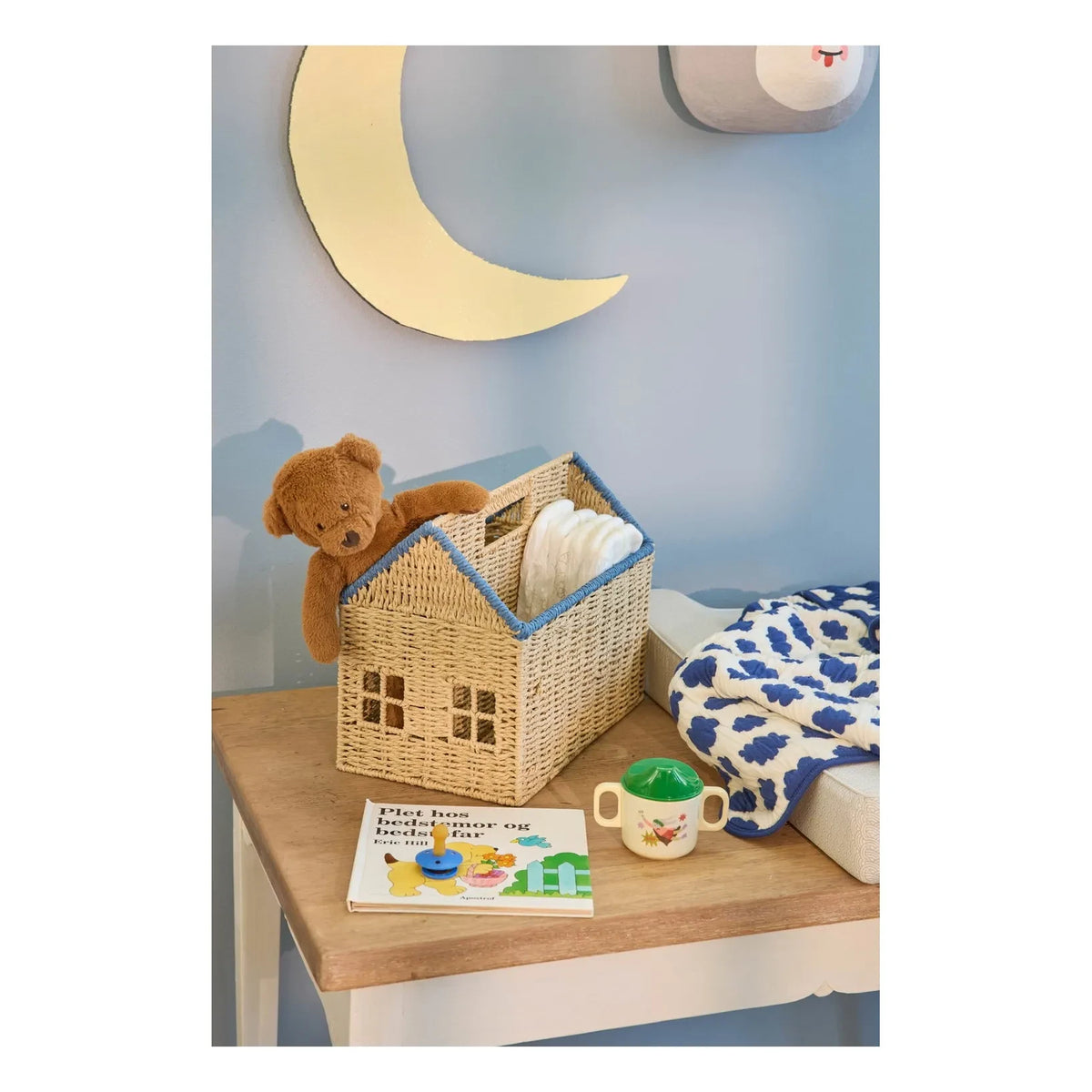 Rice - Home storage basket | Blue