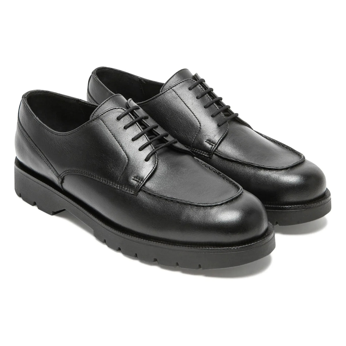 Kleman - Frodan Leather Derby Shoes | Black