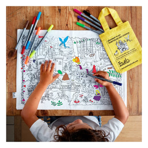 EatSleepDoodle - Fairy Tale Coloring Placemat
