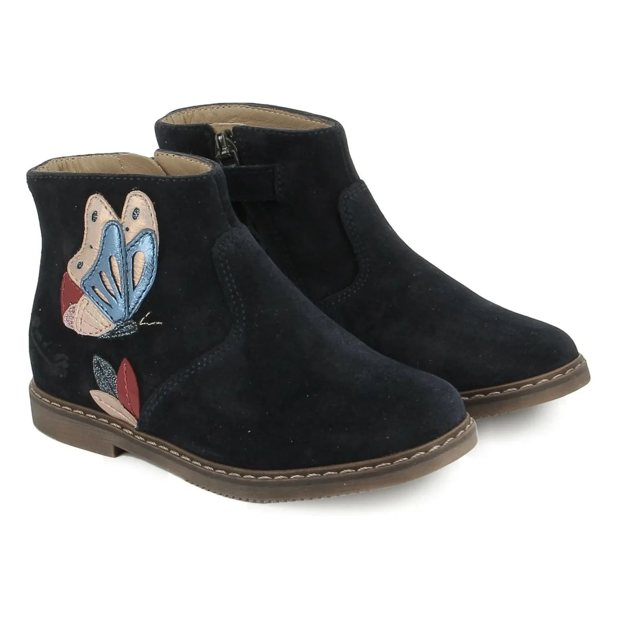 Pom d'Api - City Fly Velvet Boots | Navy