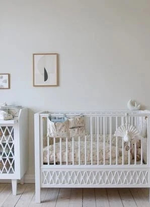 Cam Cam - Woodland Crib Bumper | Ecru