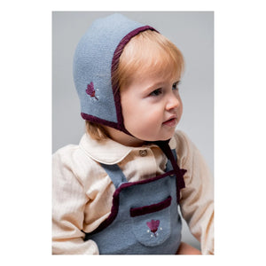 birinit - Embroidered hat | Gray blue