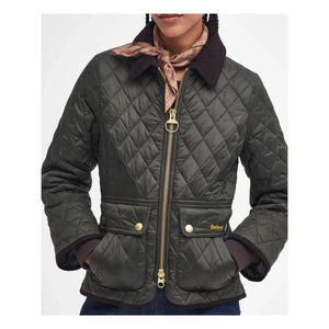 Barbour - Beadnell Tailored Quilted Jacket | Khaki