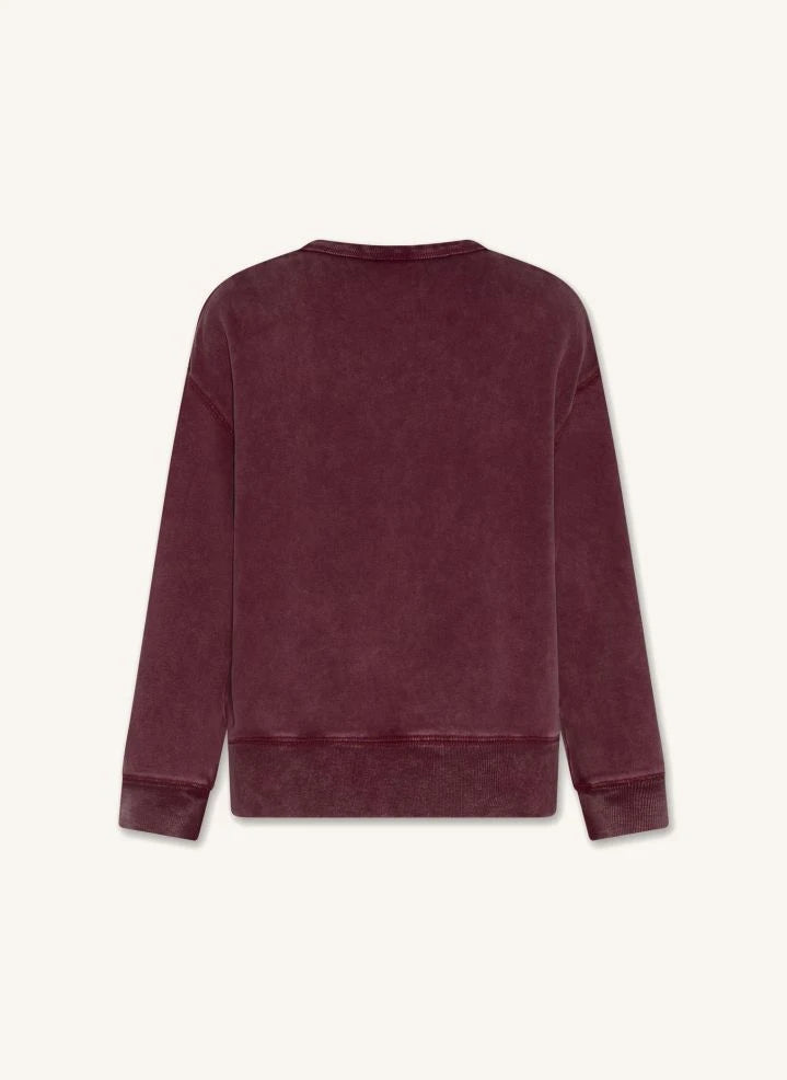 AO76 - Oscar Anniversary recycled cotton sweatshirt | Burgundy