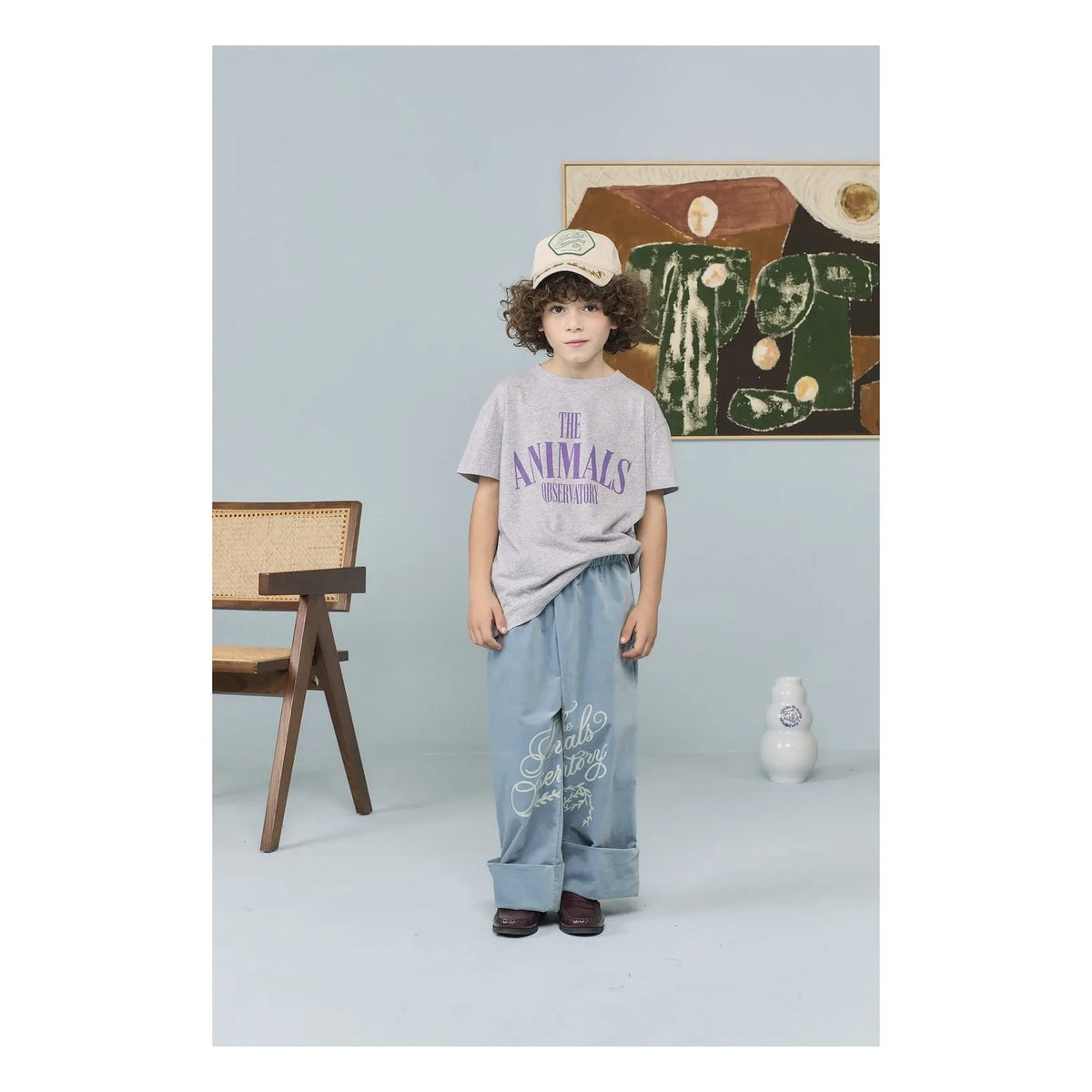 The Animals Observatory - Pupfish The Animals Observatory T-Shirt Organic cotton | Speckled gray