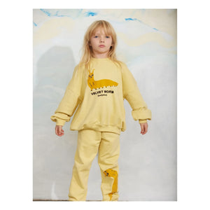 Mini Rodini - Organic Cotton Slug Sweat | Yellow