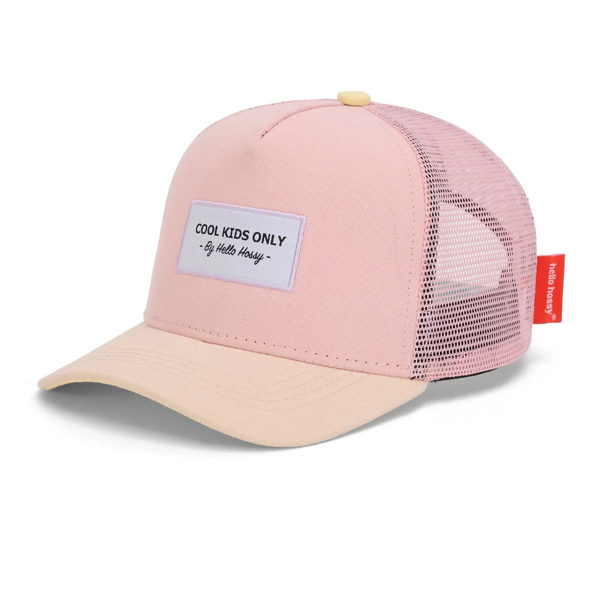 Hello Hossy - Trucker Mini Dust Pink Curved Visor Hat | Dust Pink