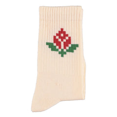 Piupiuchick - Baby Pink Floral Socks