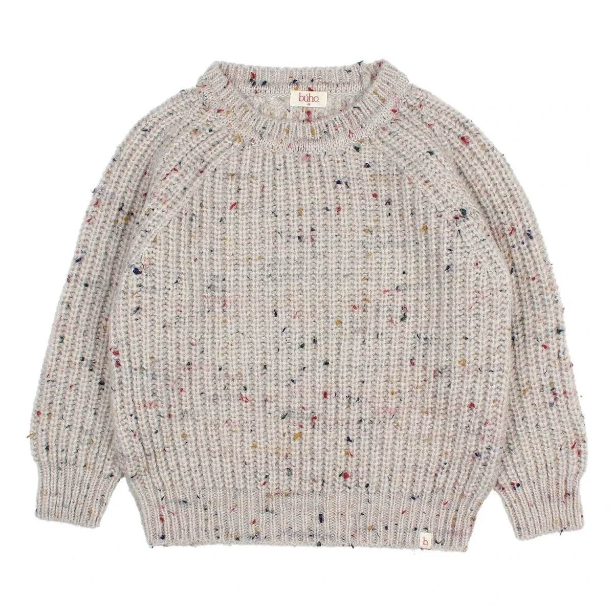 Búho - Botonato Chiné Sweater | Gray