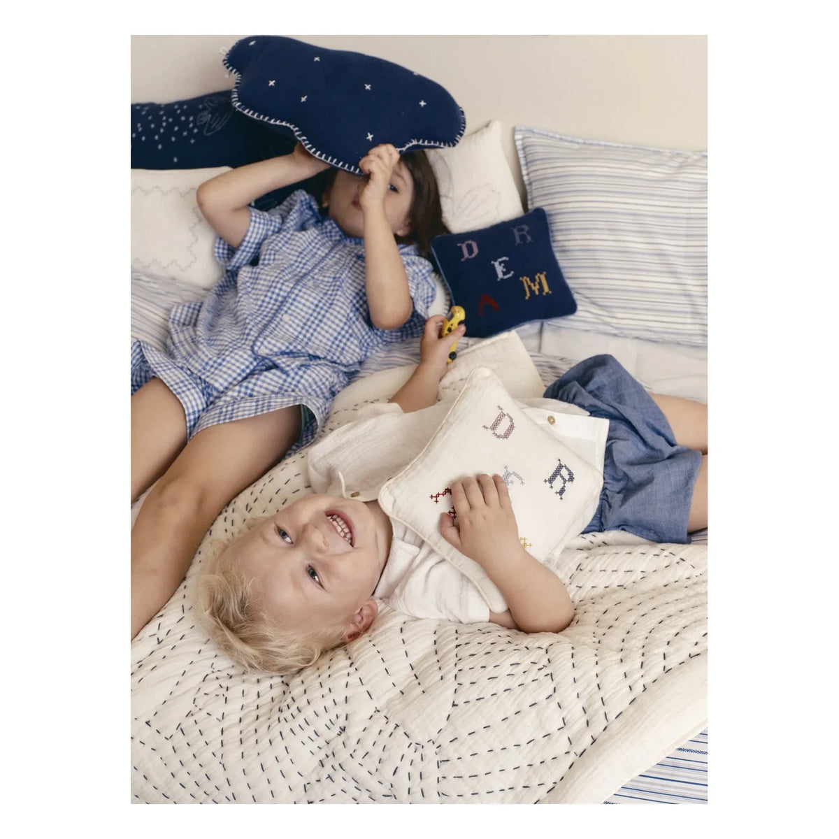 Editions Aimable - Ferdinand cloud pillow | Night Blue Gauze