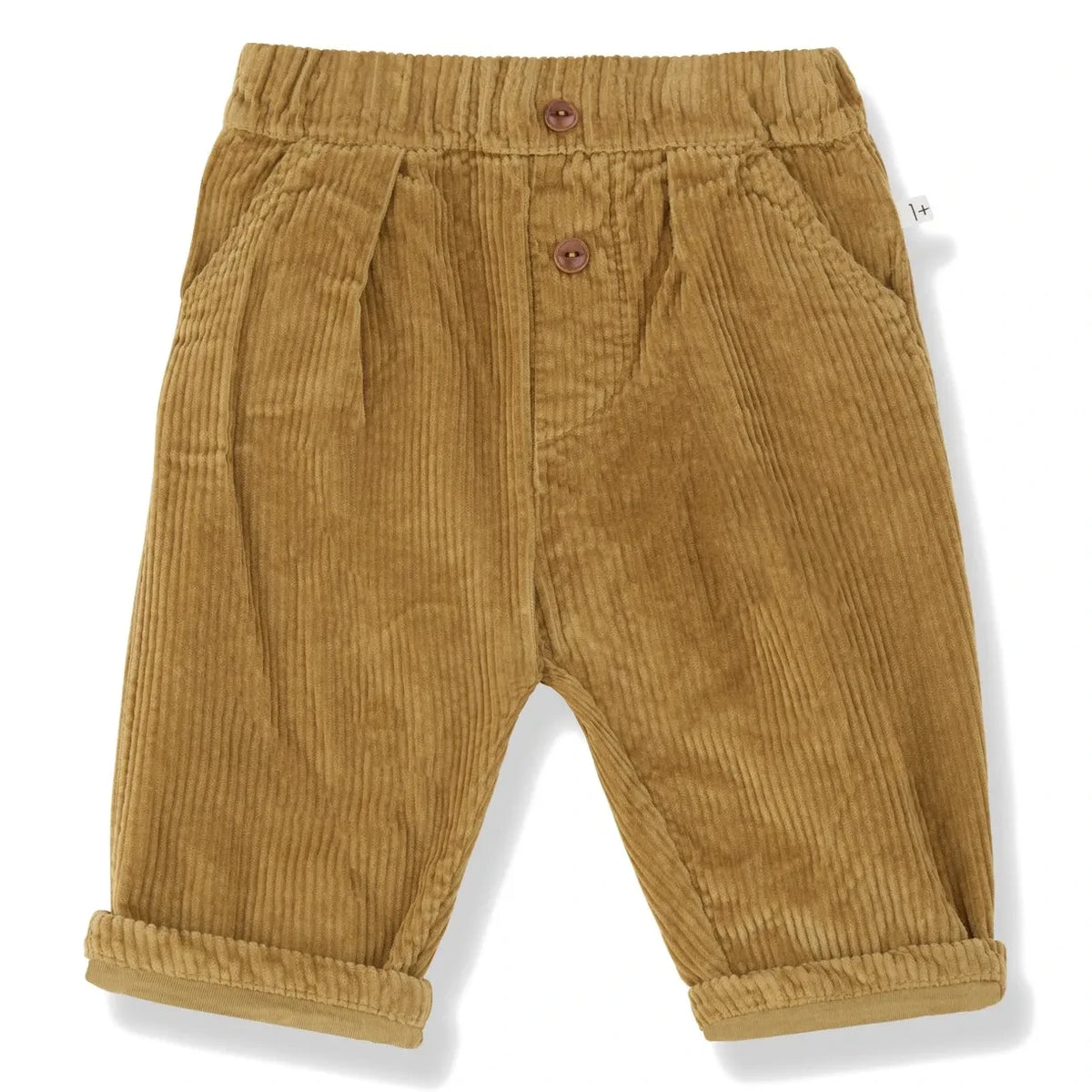 1+ in the family - Quebec Ribbed Corduroy Pants | Mustard