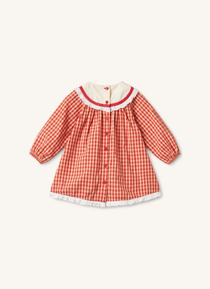 Flöss - Lucia Vichy Dress | Red